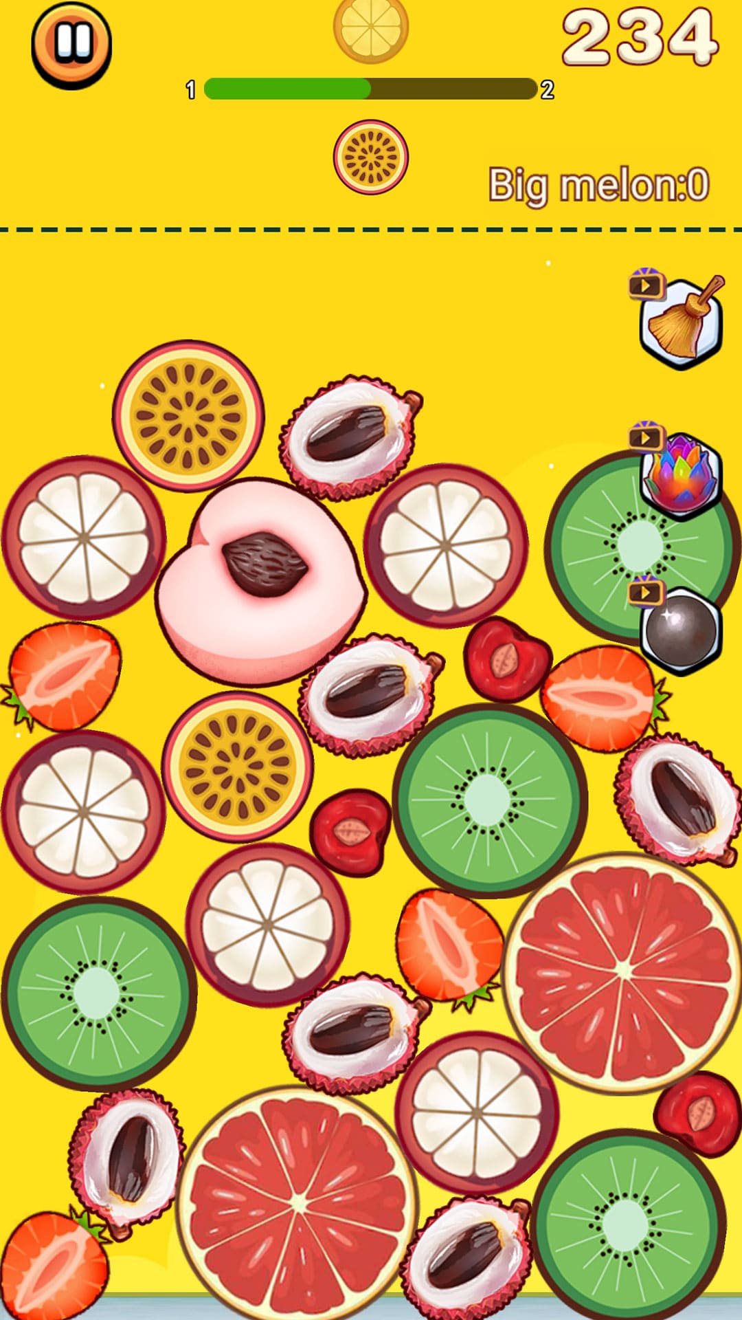 Watermelon 2048 Puzzle Gameplay